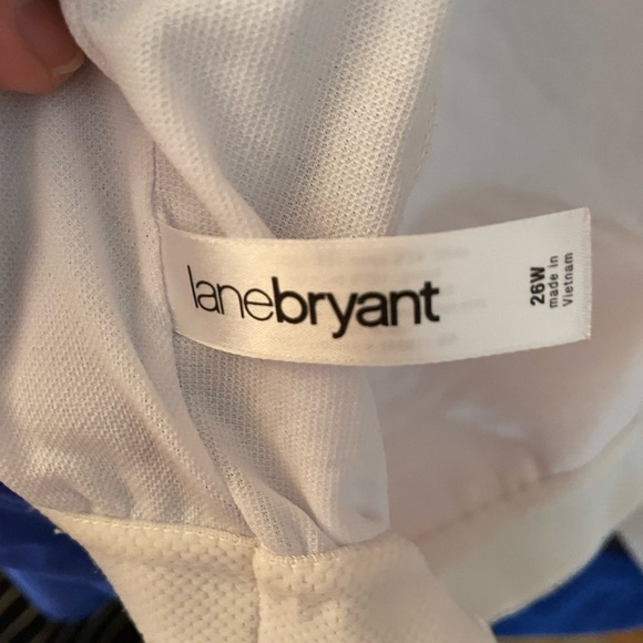 Women’s Lane Bryant Tankini Blue Halter Bathing Suit Swim Top Plus 26W - Picture 4 of 6